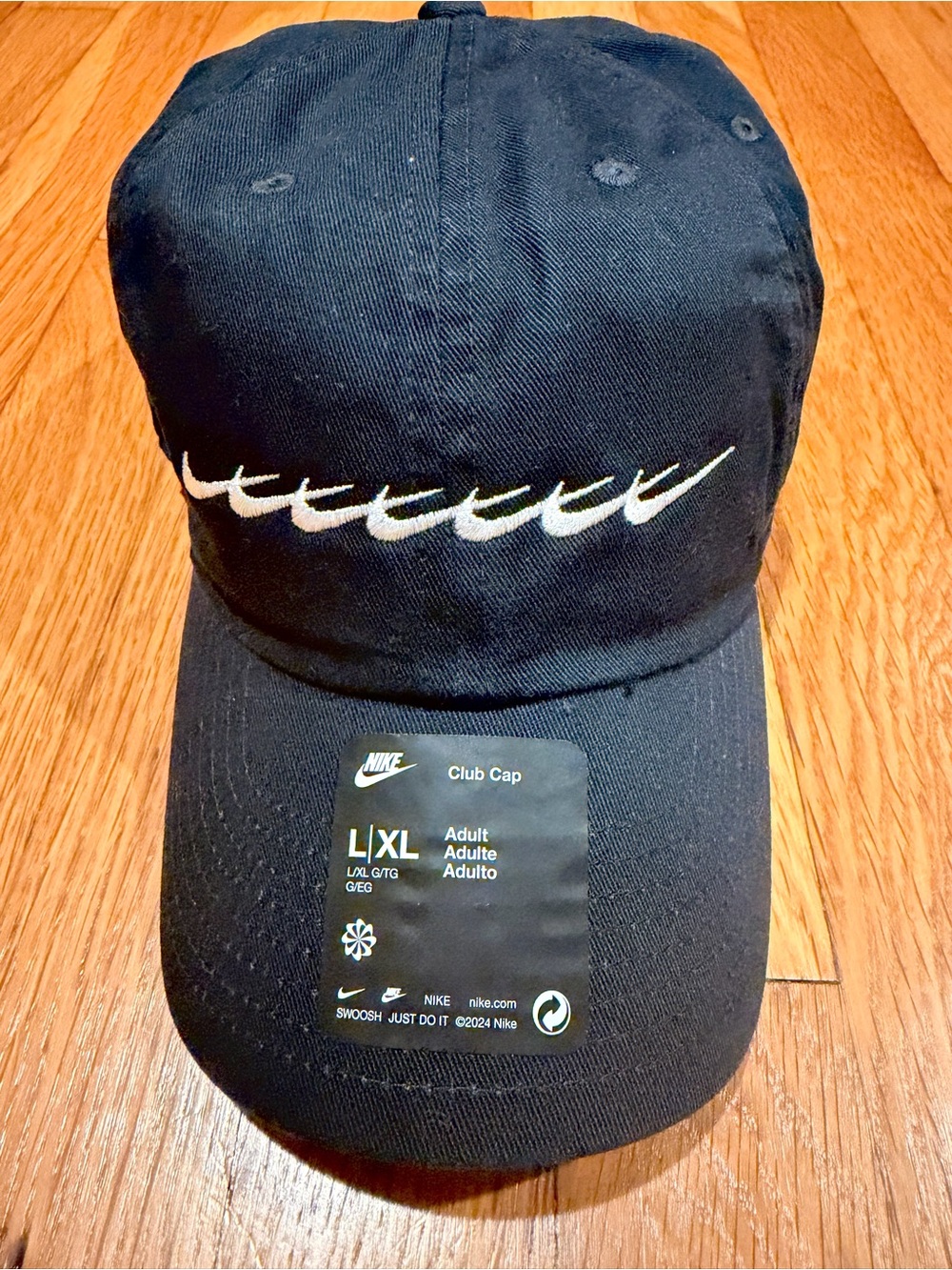 BTS X Nike KOREA EXCLUSIVE, Black, 7 Swoosh Baseball Cap, Adjustable L/XL